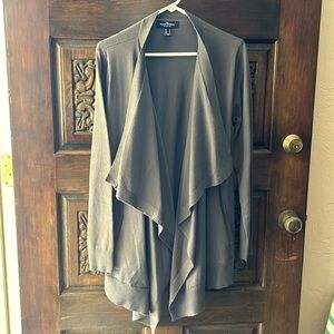 The Outfitters by Lands End drape front cardigan sweater size medium